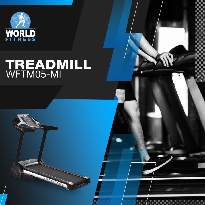 World Fitness Treadmill Manual Incline WFTM05-MI