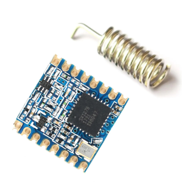 1 PCS Lora Module SX1276 Wireless Transceiver Module Spread Spectrum Long-Range Wireless Communication Blue (868Mhz)