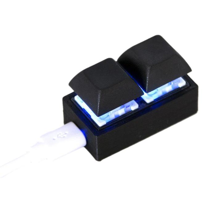 2 Key Custom Macro Programming Shortcut Key Office Game One Hand Copy And Paste Green Shaft Mechanical Keyboard