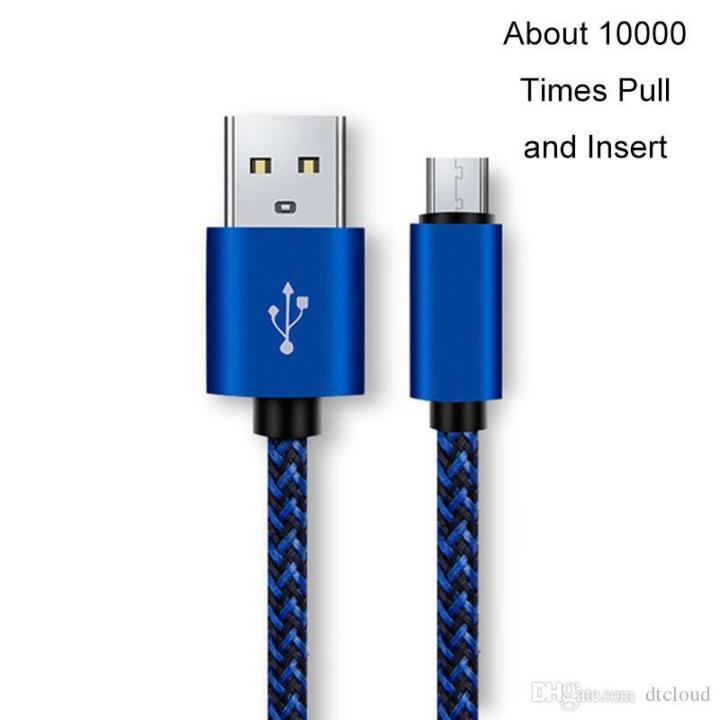 Micro Usb Nylon Braided Fast Sync And Charging Cable Compatible With Samsung, Kindle, Ps4, Camera, Galaxy S7 S6 Edge, Note 5, Smartphones