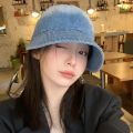 Summer Bucket Hat Women Washed Cowboy Fisherman Cap Portable Wide Brim Sun Hats Korean Makeup-free Visors Adjustable Simple Caps. 