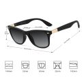 VEITHDIA Sunglasses Gradient Photochromic Unisex Polarized Mirror Lens Vintage Day Night Dual Sun Glasses For Men Women 7029. 