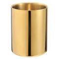 NANLIY Pencil Cup Holder Desk Organizer Gold Pen Pot Pen Holder Container Desktop Stationery Organizer Table Vases Flower Pot. 