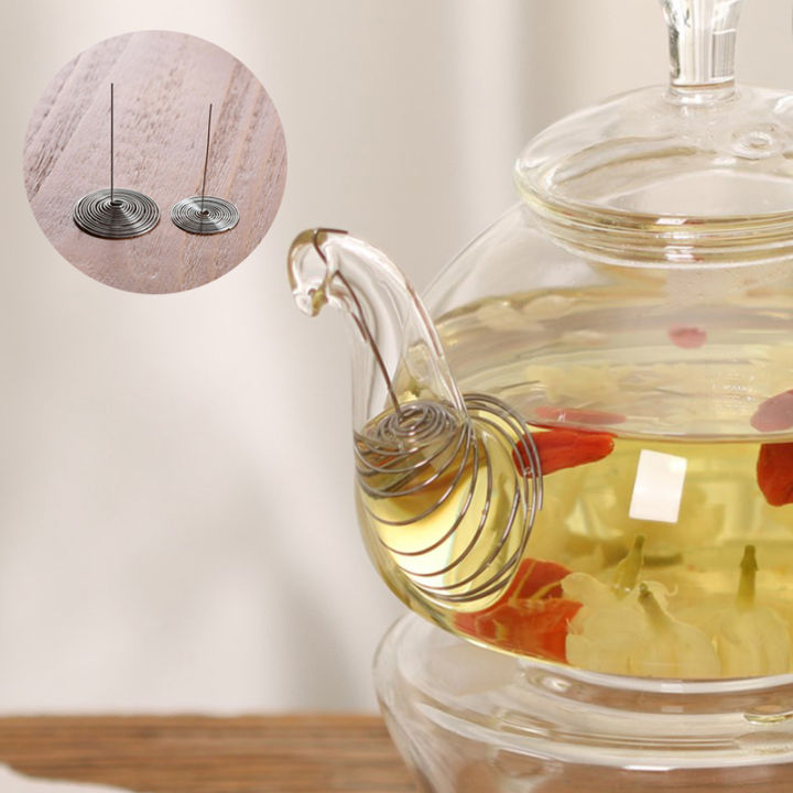 Spring Infuser 3pcs Durable Stainless Steel Tea Infuser Nozzle Spring Strainer Teapot ...