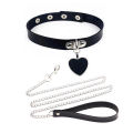[ New ] Women's Collar m Suit Men's Sexy Hand Holding Rope Bell Couple Dog Leash Collar chocker Couple Niche Necklace. 