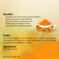 Wild Turmeric Powder Pak Herbs 50g. 