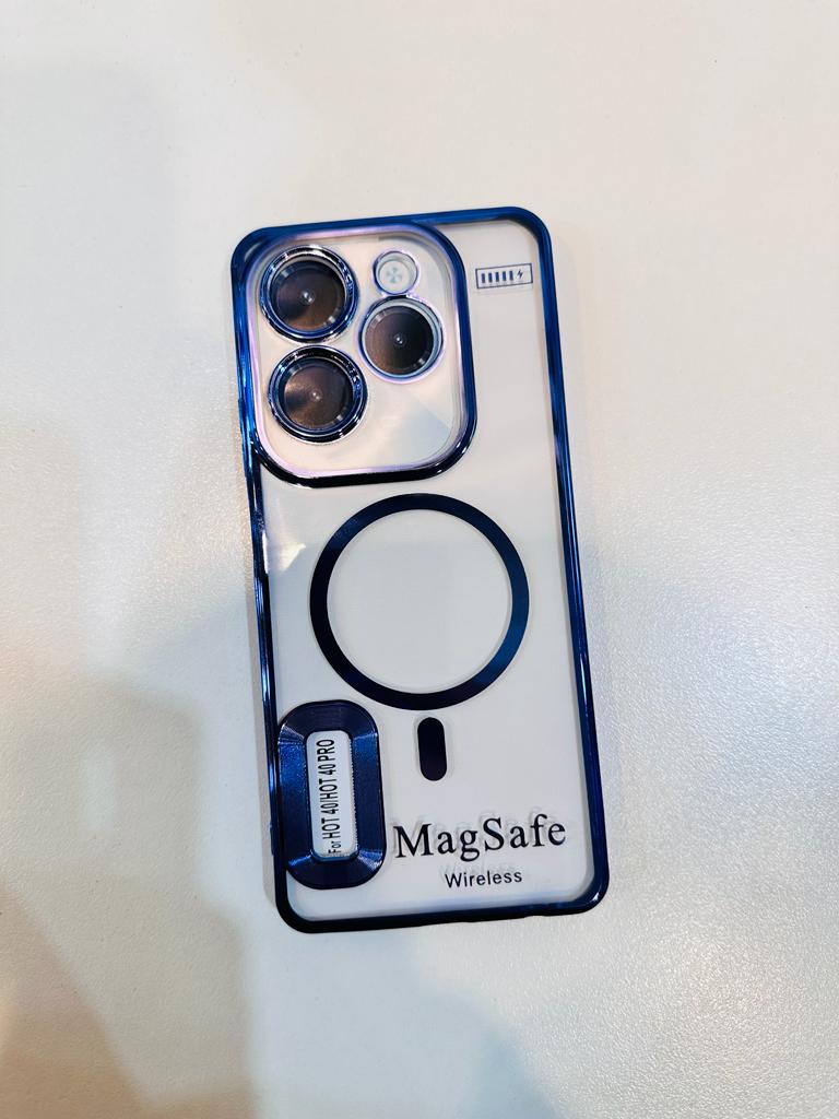 Lahore Mobile Case for Tecno Spark 20 Pro Back Cover Luxury Soft Case Camera Lens Protection - Crome Case - MAG SAFE Case - Tecno Spark 20 Pro Back Cover 5