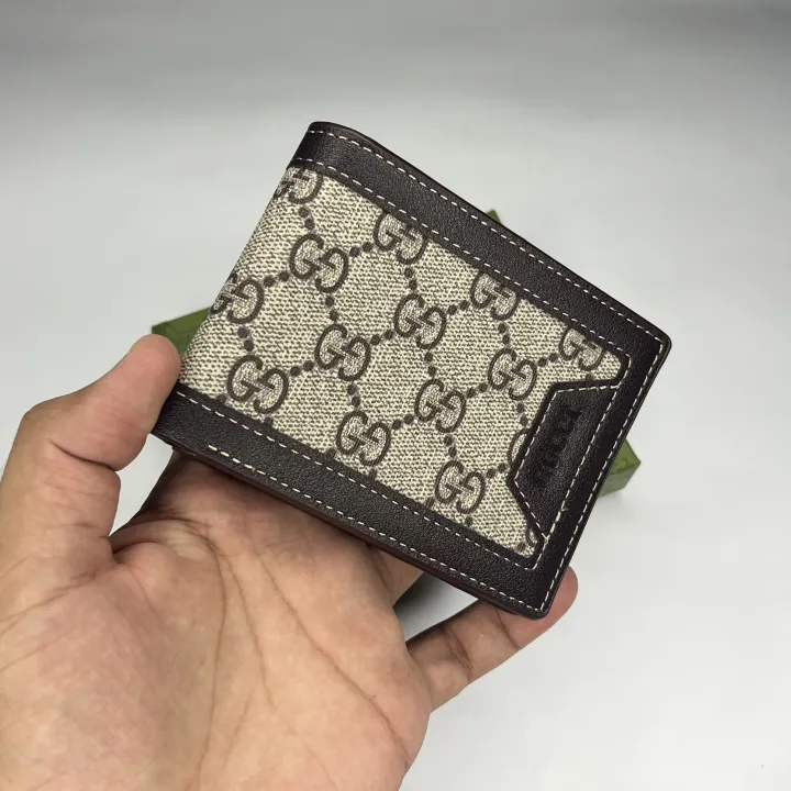 Original%20GG8695%20Bifold%20Slim%20Apricot%20Leather%20Wallet%20for%20Men%20with%20Box%20-%20Image%203