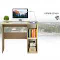 Computer Desk, Writing Desk, PC Laptop Home Office Study Table Home Table, Office Table Living Room Table With Bookshelf 2 in 1. 