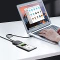POSUGEAR SATA USB 3.0 Adapter, 5 Gbps Super Speed USB to SATA Cable for External 2.5 Inches/3.5 Inch HDD/SSD SATA I/II/III Hard Drive Adapter, Support UASP, External Power Supply 12V 2A Power Adapter, Compatible with PC, MacBook, PS5, Xbox, PS4. 