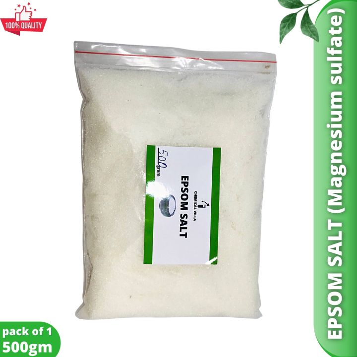 Epsom Salt 500 gram–for Plant Growth- Epsom Salt With Crystals For Plants/bath