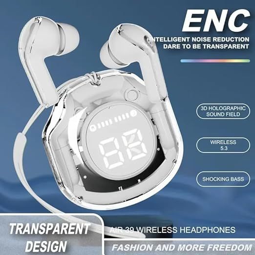 Air%2039%20TWS%20Small%20Ice%20Cubes%20Bluetooth%20Earbuds%20Headset%20Wireless%20Stereo%20Digital%20Display%20Crystal%20Transparent%20Case%20Lightweight%20&%20Heavy%20Bass%20Boosted%20-%20Image%207