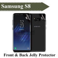 Samsung S8 Front & Back Jelly Protector 360 Soft Film Protection Hydrogel Clear Protector for Galaxy S8. 