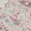Noble Rococo Bunny Girl Pearl Butterfly Easter Egg Rabbit Soft Relief Self Adhesive 5D Nail Art Decoration Sticker 3D Nail Decal. 