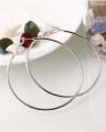 Round Hoop Silver Earring For Girls. 
