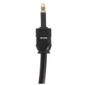 1m 3ft Toslink to Mini Plug 3.5mm Digital Optical SPDIF Cable Plated. 