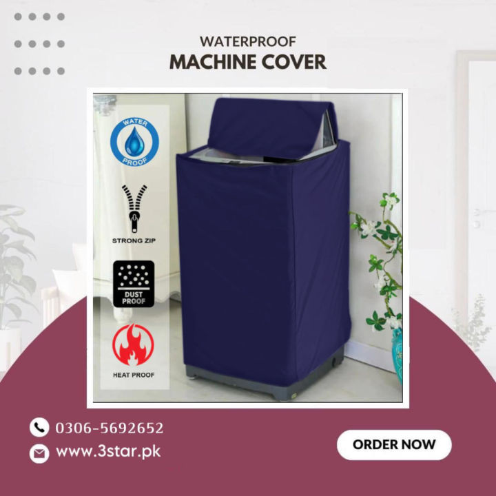 Waterproof Washing Machine Cover Top Load for 7kg,8kg,9kg,12kg,15kg,16kg All Sizes are available