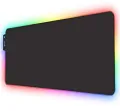RGB Gaming Mouse / Keyboard Pad Large XXL Size - Extended Led Soft Cloth Mousepad Mat with Non-Slip Rubber Base & 14 Lighting Modes for Gamers, PC Computer, Laptop, Office - (800×300×4mm) -  RGB Gaming Mouse Pad – Illuminate Your Gaming Setup  - mouse pad. 