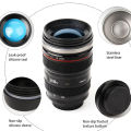 Cup Of Coffee Camera Lens Mug With Lid Thermos Water Bottle Stainless Steel Cup Thermal Tumbler Insulated Vacuum Flask Drinkware. 