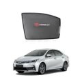 Corolla 2015-2020 Car Sun Shades for Side and Rear Window (4 Pack) - Car Sunshade with logo. 