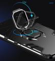 iCaseCover for Xiaomi Redmi Note 11 4G Hard Case Shockproof Car Magnetic Stand Holder Back Cover. 