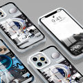 UCUC for Infinix Zero 20 Back Cover Handsome Robot Transparent Crystal TPU Soft Case Full Lens Protection Ultra Thin Drop Resistant Phone Case. 