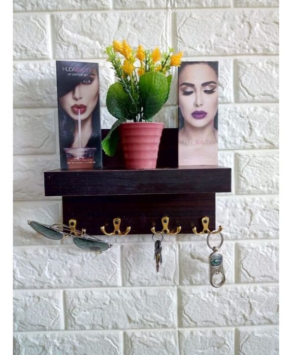 Wall%20coat%20key%20chain%20rack%20in%20Rustic%20Wood%20style%20-%20Image%202