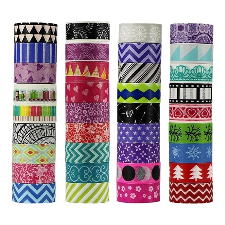 Pack Of 10 Decorative Washi Tape Masking Tape 10 Different Attractive Patterns