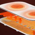 Portable Electric Food Warming Tray, Plate Warmer, Hot Plate Placemat, Server for Dinner Parties. 