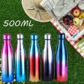 Water Bottle 500ML Stainless Steel F Sport Vacuum Insulated Flask Multi-colours. 