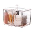 Cotton Bud Holder, Clear Acrylic Cotton Pad Holder Cotton Wool Holder, Cotton Bud Dispenser. 