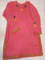beautiful stylish khaddar shirt for girls. 