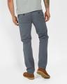 Grey Cotton Chino Slim Fit For Men. 