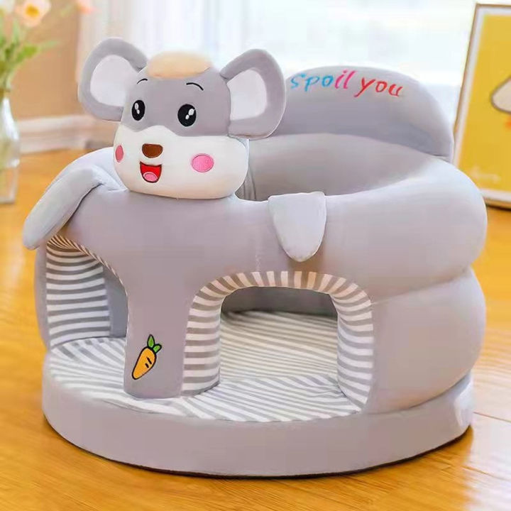 Baby Sofa, Sitting, Study Chair, Crown Type, Cute, Daughter's Throne, Bib, Stuffed, 6-18 Months, Infant Chair, Handrail Included, Anti-Slip, Fluffy, Comfortable, Baby Goods, Meals, Nursery School,