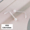 Clear Piercing Retainers Septum Retainer Nose Studs Flexible Lip Ear Tongue Ring Lonni. 