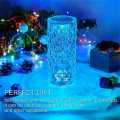 Crystal Lamp, Rose Diamond Table Lamp, 16 Colors RGB With Touch And Remote Control, USB Rechargeable Decorative Acrylic Rays lamp, Christmas decorations, Atmosphere Light for Living Room, Bedroom, Bar, Fancy Table Lamps for Home Decoration and Gifts. 