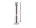 Premium Stainless Steel Salt Grinder and Pepper Mill Set for Pepper Sea Salt Himalayan Salt and Spices with Thumb Button for One Hand Operation. 
