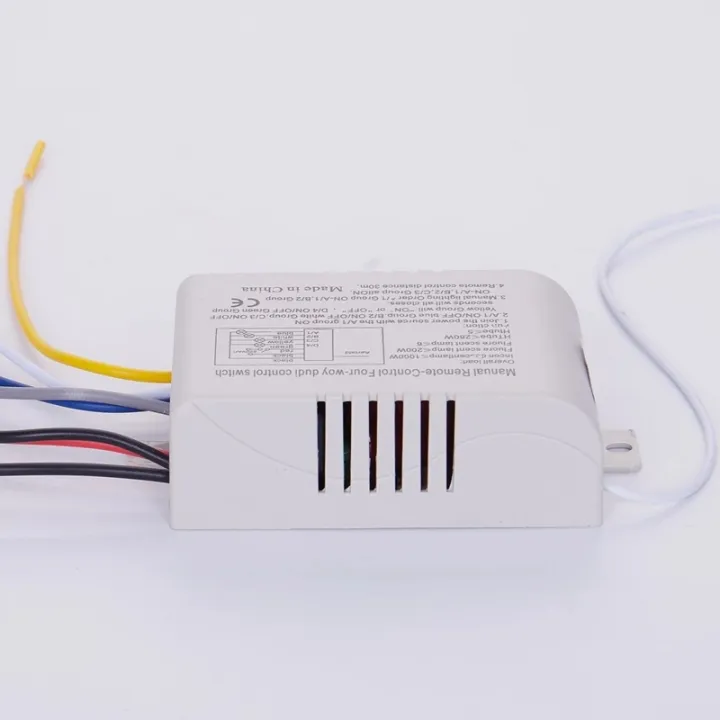 4%20Channels%20ON/OFF%20220V%20Wireless%20Lamp%20Remote%20Control%20Switch%20Receiver%20Transmitter%20-%20Image%208