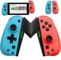 ECHTPower Joycon for Nintendo Switch, Controllers for Nintendo Switch/Lite/Switch OLED, Alternatives for Nintendo Switch Controllers, Wake Up, Programmable, 6-Axis Gyro, Adjustable Turbo/Vibration. 