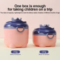 Momme 1pcs Baby Milk Powder Box Portable Out Sealed Moisture-proof Storage Tank Divided Into Boxed Milk Powder Compartment. 