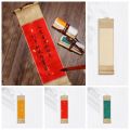 Portable Painting Drawing Paper Gilded Rice Paper Scroll Self-made Gifts Chinese Style Mini Batik Trumpet Scroll Blank Hanging Scroll Handcrafts Calligraphy Mounting Scroll Office Home Decoration. 