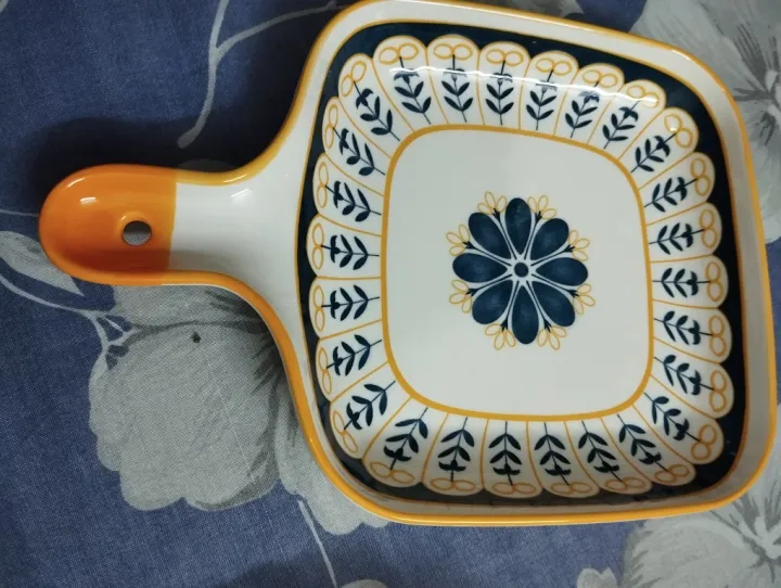 Ceramic%20Casserole%20Dishes%20with%20Handle,%20Small%20Oven%20Plate,%20Baked%20Rice%20Baking%20Tray%20Cake%20Tray%20Pizza%20Oven%20Dinner%20Plate%20Korean%20Bowl,%20Japanese%20Style%20Ceramic%20Home%20Fruit%20Plate%20New%20Flower%20Creative%20Brief%20Cute%20Square%20Plates%20-%20Image%204
