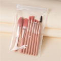 8 pcs Makeup Brush Set | Brush set with storage Bag | Professional makeup brush | New Arrival Makeup Brush set | Random Colour. 