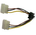 6 Pin Male Connector to 2 Power Supply Cable. 