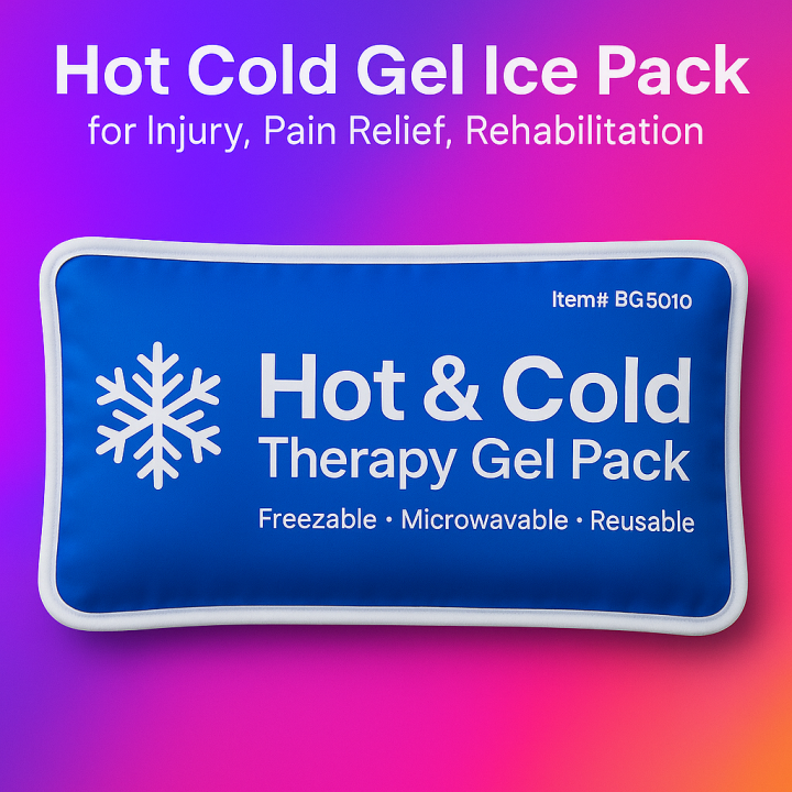 Reusable Hot/Cold Gel Pack – Ideal for Muscle Pain, Injuries & More