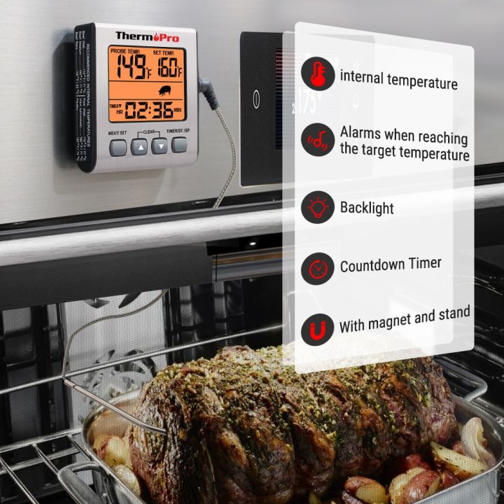 ThermoPro%20TP16S%20Digital%20Meat%20Thermometer%20BBQ%20Kitchen%20Cooking%20Thermometer%20With%20Probe%20Timer%20Backlight%20Oven%20Thermometer%20-%20Image%204