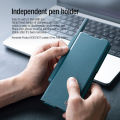 Nillkin Leather Protective Case for Samsung Galaxy Z Fold4 Phone Cases Luxury wallet Business Style Equipped with detachable pen holder for S Pen Back Cover. 
