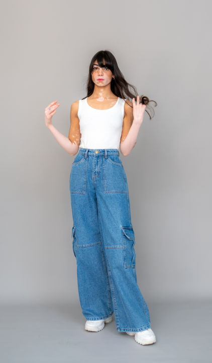 Genie%20Cairo%20Mid%20Wash%20Denim%20Cargo%20Jeans/Pants%20for%20women%20&%20girls%20-%20Image%202