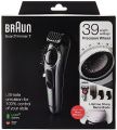 Braun All-in-one Trimmer 7 MGK7221, 10-in-1 Beard Trimmer for Men, Hair Clipper, For Face, Hair, Body, Ear, Nose, With AutoSense Technology, 8 Attachments, Black/Metallic Grey. 