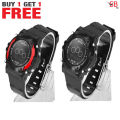 Exclusive Pack: 2 Benten Watches + 2 Digital 7 Light Function Watches For Kids - Stylish and Fun Set for Kids Boys & Girls -  Led Digital Watch For Boys & Girls Trendy And Cute Cartoon Watches SB FIT®. 